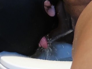 I Piss on his Tongue - Femdom Toilet Slave