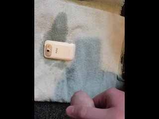 Pissing on a phone!!! 😜💦