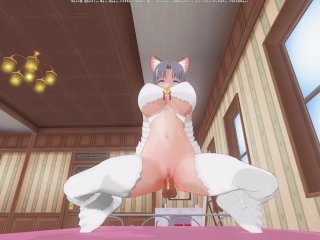 3D HENTAI POV Yumi Rides Cock to Get Her PussyCreampied