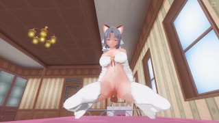 3D HENTAI POV Rides Cock To Get Her Pussy Creampied