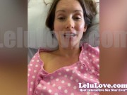 Preview 3 of Lelu Love LIVE from a hospital bed after major surgery recapping showing wounds and what happened