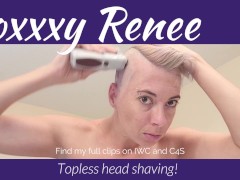 Topless Head Shaving