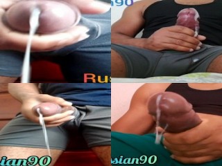 Sexy Boy Ejaculação Orgasmo Compilação - Thick Cum Load with Moaning Orgasm POV 3