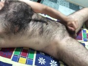 Preview 3 of Very hairy sexy guy I was getting caught by my stepmom while masturbating