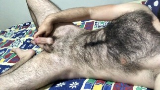 Very hairy sexy guy I was getting caught by my stepmom while masturbating