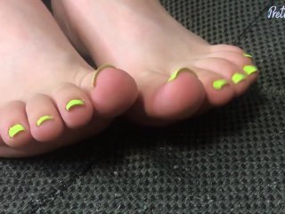 Hope You Enjoy! (NEON GREEN TOES)
