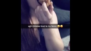 innocent amateur shows off SFW mouth skills 