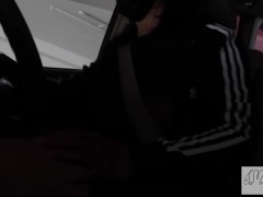 Sheer Top While Driving and Touching Myself 1/16
