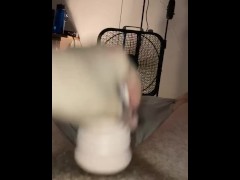 Close Up Dillion Harper stroker masturbation and cum 