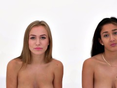 Video Darcia Lee vs Aislin SexFight - intense competitive Tribbing fight
