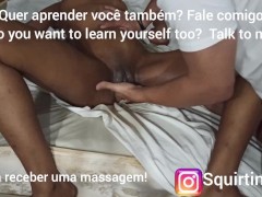 Massage of squirting #10 23 year old black girl part 1
