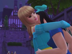 4 horny Snow Bunnies