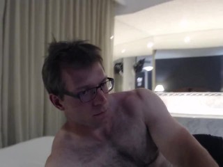 AndyVans Webcam Boy, Australia 2017 Hotel Room