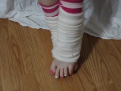 White & Pink Toes