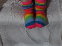Rainbow Socks - Screenshot 15 of 16 - High Knee Socks