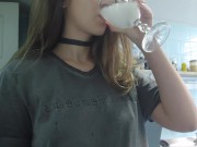 Preview 2 of Porn Vlog - 11 June 2021 - (ATM) Cleaning Buttplug With My Mouth After Gym