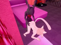dark monster inquisitor fucked furry, big dick, in tight pussy [3d hentai uncensored]