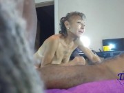 Preview 4 of Thot in Texas - Unicorn Latina Granny Rides While My Girl Watches Your Abuela Get Stuffed