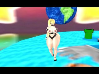 bowsette, anime, big ass, whore