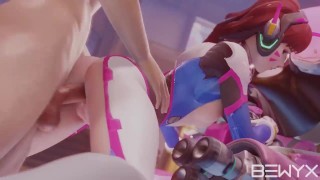 The MEKA From Overwatch 3D NSFW Porn Was Fucked By DVA