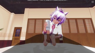 3D HENTAI Школьница фапает тебе с грязными разговорами