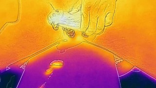 I took a video of ejaculation with a thermal camera