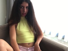 Video My Step Sis Spoil Me With Hot Jerk. Fuck Her And Cum Inside Pussy