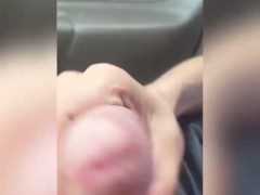 Cumming in the parking lot and letting my girl swallow my nut