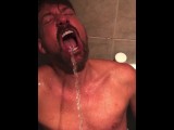 Piss Pig Gets Drenched 