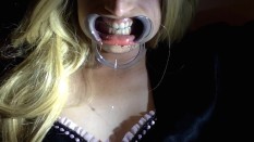 Mouth fetish (saliva drool tongue)