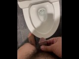 Chubby married Asian daddy pisses in the bathroom