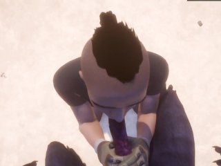 Sucking Furry Cock 3D