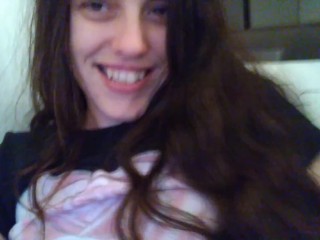 PinkMoonLust FREE CHAIR 2 Hairy Pussy Exhibitionist Sits in Garbage ChairBringing New_Life