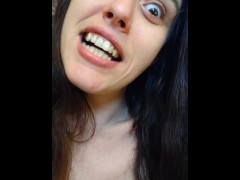 PinkMoonLust Can't EVEN! I QUIT! Camgirl Stutters Throws a Verbal Fit Trying to Ask Questions 