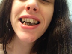 Nasty Full Horror Fetish Black Oil Looking COFFEE SPIT PLAY FETISH VIDEO @ ManyVids PinkMoonLust 