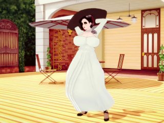 Resident Evil 8 Nude Lady Dimitrescu Public Erotic Dance