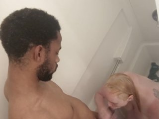 shower sex, black man, sex, exclusive