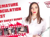 TRY NOT TO CUM - Premature Ejaculation Test - By Sweet Bunny