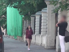 Bulge dick flash on street