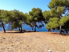 Risky Public Handjob and Doggyfuck in Greece - CumChallenge Day 8