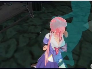 [CM3D2]The Future Diary Hentai - Yuno Gasai Throat Fucked