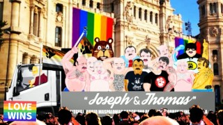 Gaypride feest Joseph&Thomas