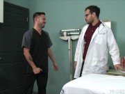 Preview 2 of Cute Latino Doctor Cesar Rossi Gets Caught Jerking Off - MenOver30
