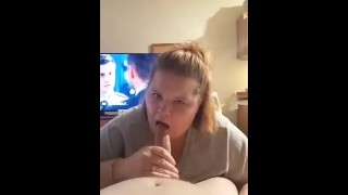 Wendy swallows Ever Smokes big cock