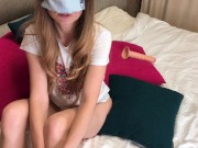 Preview 4 of Step Dad Teaches Step Daughter To Do Blowjob - Cum In Her Mouth - Russian Amateur with Dialogue