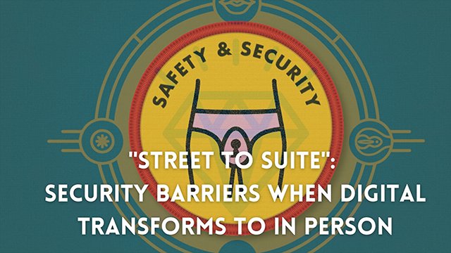 2021 Sex Work Survival Guide Conference - Street to suite: Security barriers