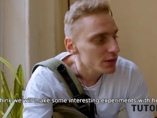 TUTOR4K Tried to finish a college, but finished in my tutors mouth screenshot number 1
