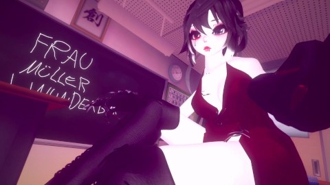 ASMR Profesor alemán Juego de rol Lasciendo orejas lamiendo purring SFW VRChat