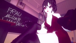 SFW Vrchat Roleplaying Obscene Eating Licking And Purring By An ASMR German Teacher