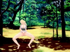 Tsunade masturbates at Shikkotsurin - Naruto hentai uncensored